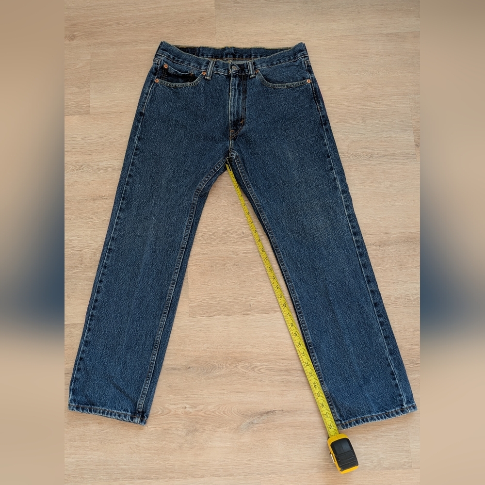 Levi’s 505 Regular Fit Jeans – W32 L30 – Classic Medium Wash Straight Leg